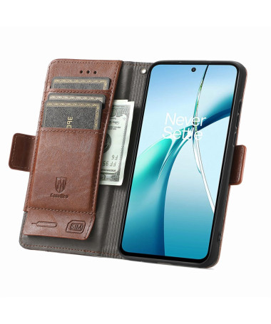 Housse Motorola Edge 50 Neo Flip Business Marron - photo 16