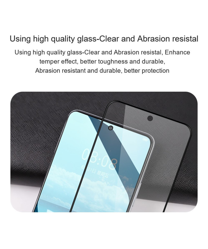 Protections d'écran Samsung Galaxy A16 5G / 4G en verre trempé Full Size (2 pièces)