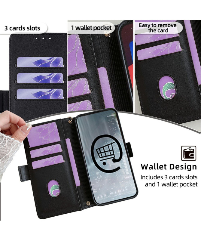 Housse Motorola Edge 50 Fusion à lanière Silvana