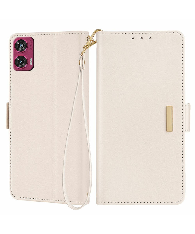 Housse Motorola Edge 50 Fusion à lanière Silvana