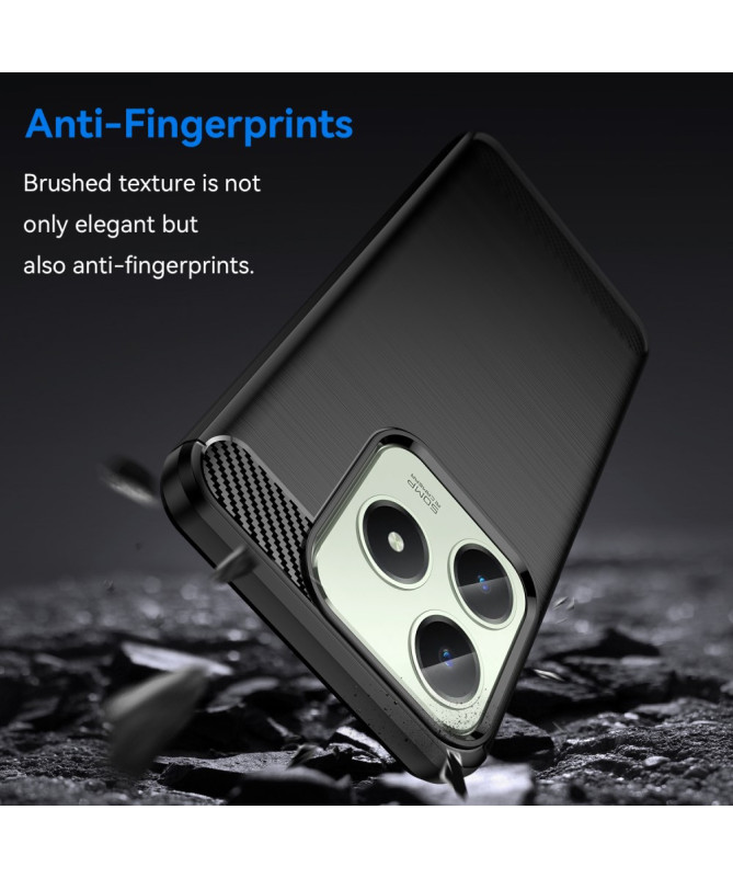 Coque Realme C61 - Finition Carbone Brossée