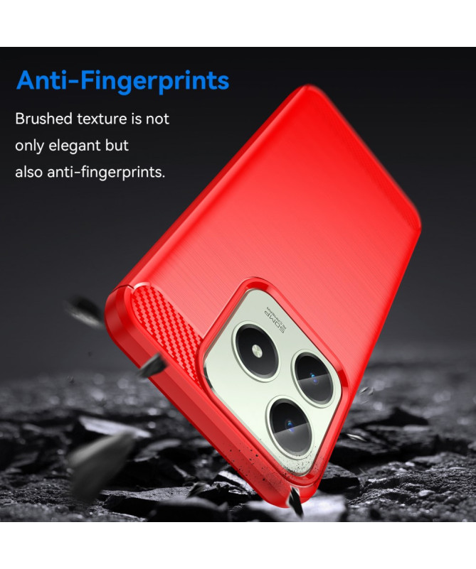 Coque Realme C61 - Finition Carbone Brossée