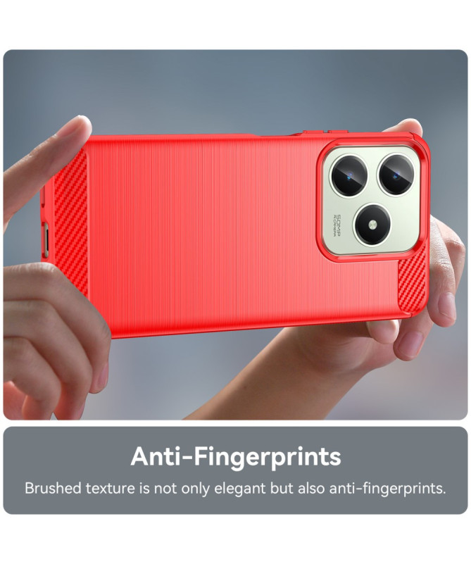 Coque Realme C61 - Finition Carbone Brossée