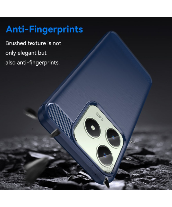 Coque Realme C61 - Finition Carbone Brossée