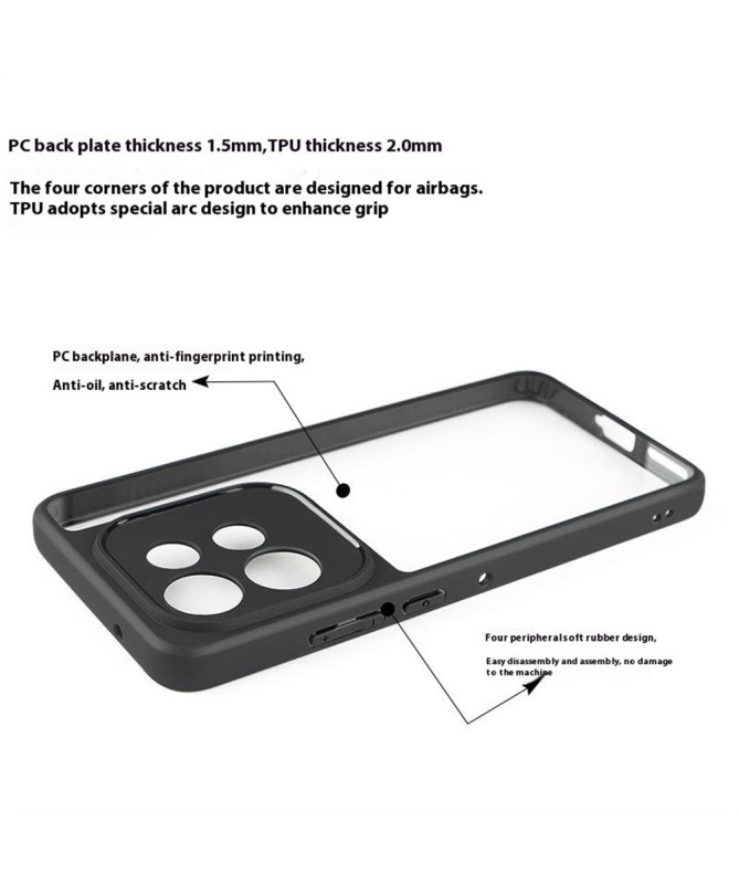 Coque Motorola Edge 50 Neo Bumper Transparent