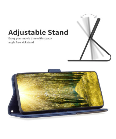 Housse Motorola Edge 50 Neo BINFEN Magnetic Series-2 Bleu marine - photo 8