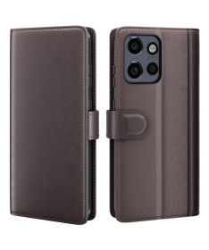 Étui Motorola Edge 50 Neo portefeuille en cuir premium