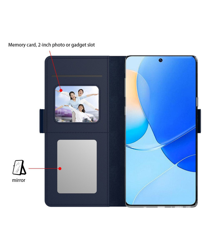 Housse Motorola Edge 50 Neo à Rabat avec Miroir