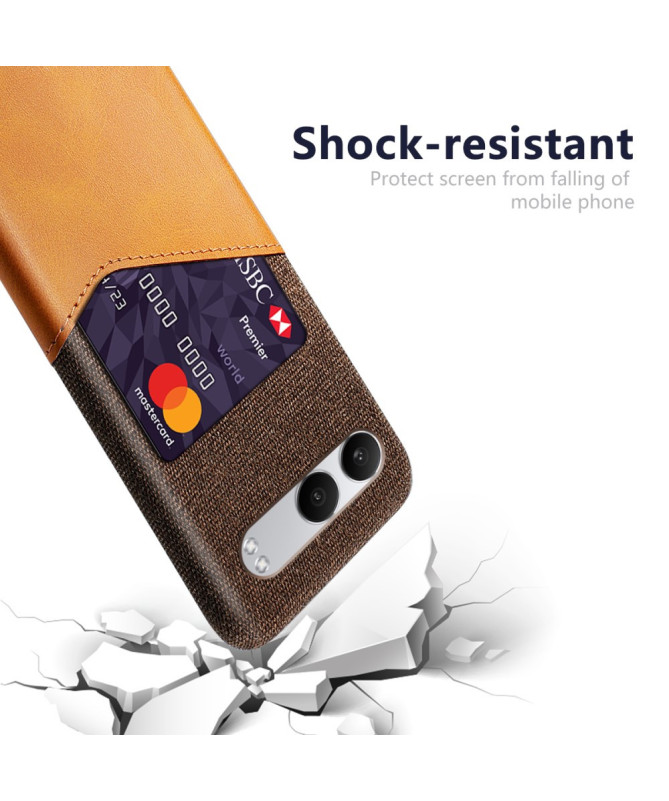 TÄCKA - Coque OnePlus Nord 4 Texture Tissu et Porte-carte