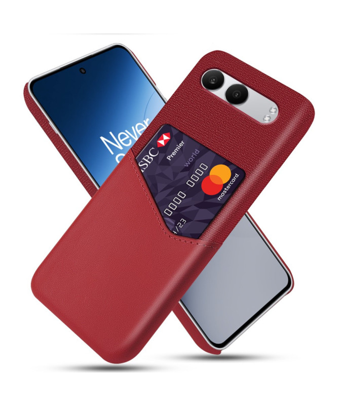 TÄCKA - Coque OnePlus Nord 4 Texture Tissu et Porte-carte