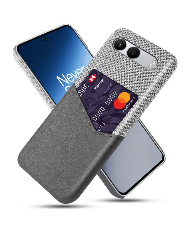 TÄCKA - Coque OnePlus Nord 4 Texture Tissu et Porte-carte