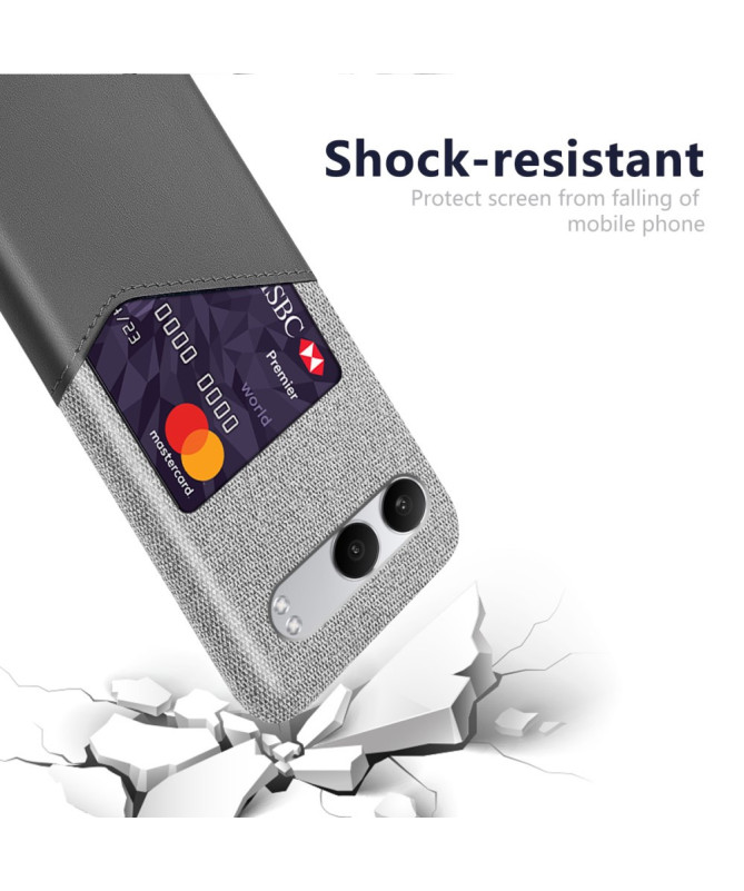 TÄCKA - Coque OnePlus Nord 4 Texture Tissu et Porte-carte