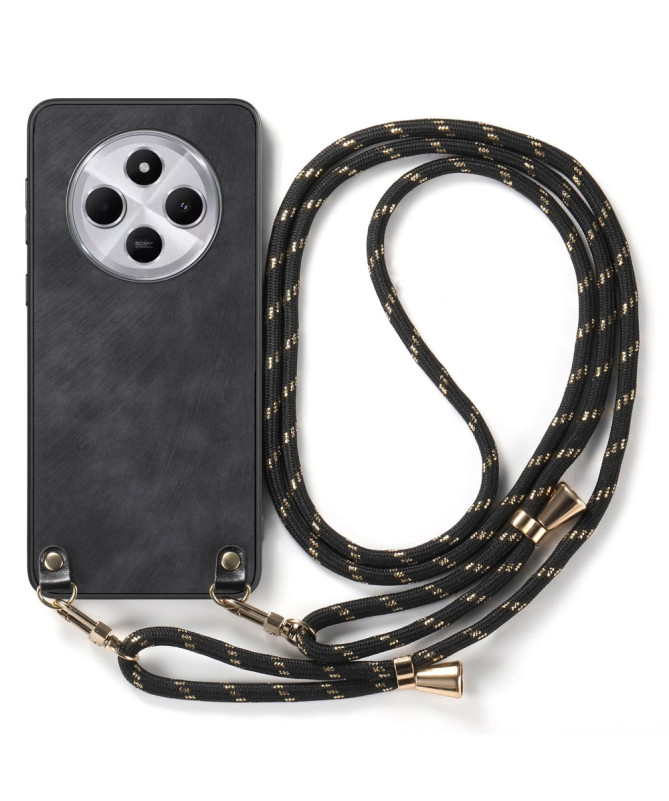 CORDOLUX - Coque Xiaomi Redmi 14C / Poco C75 avec Cordon