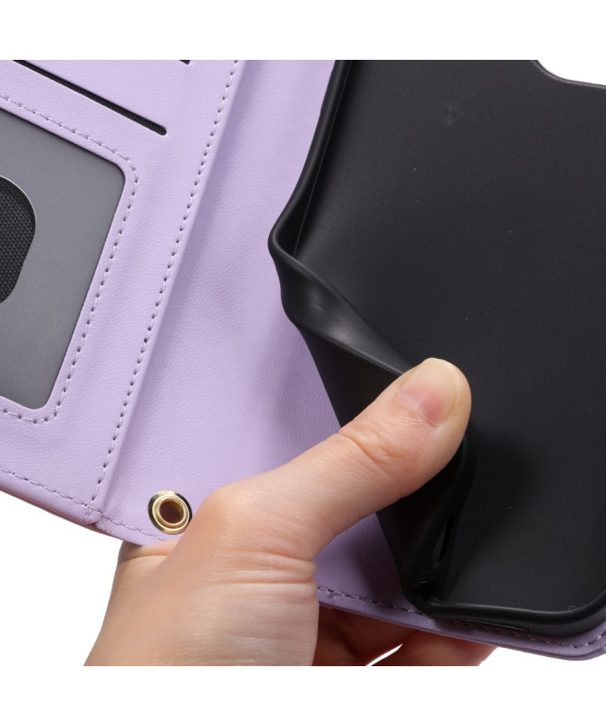 CHICQUILTE - Housse Xiaomi Redmi 14C / Poco C75 Portefeuille avec Band