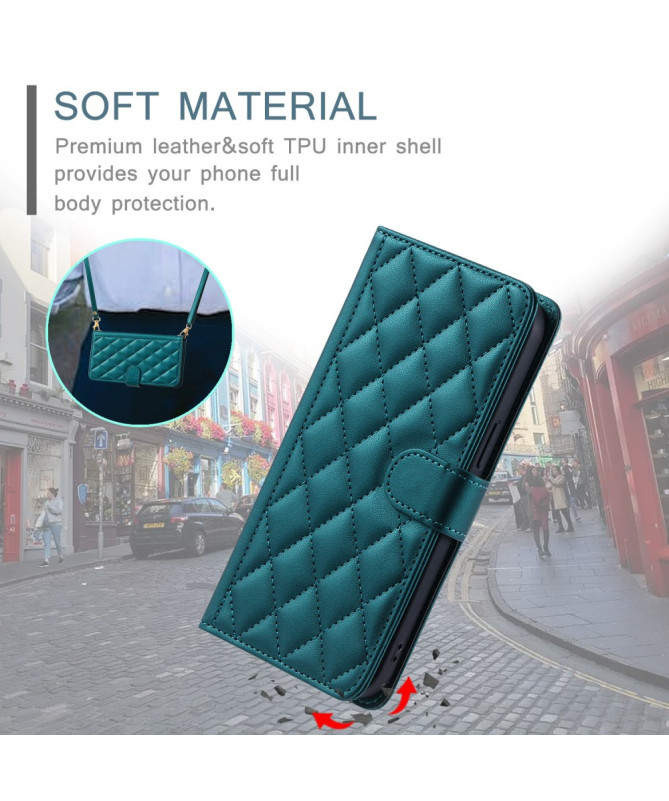 CHICQUILTE - Housse Xiaomi Redmi 14C / Poco C75 Portefeuille avec Band