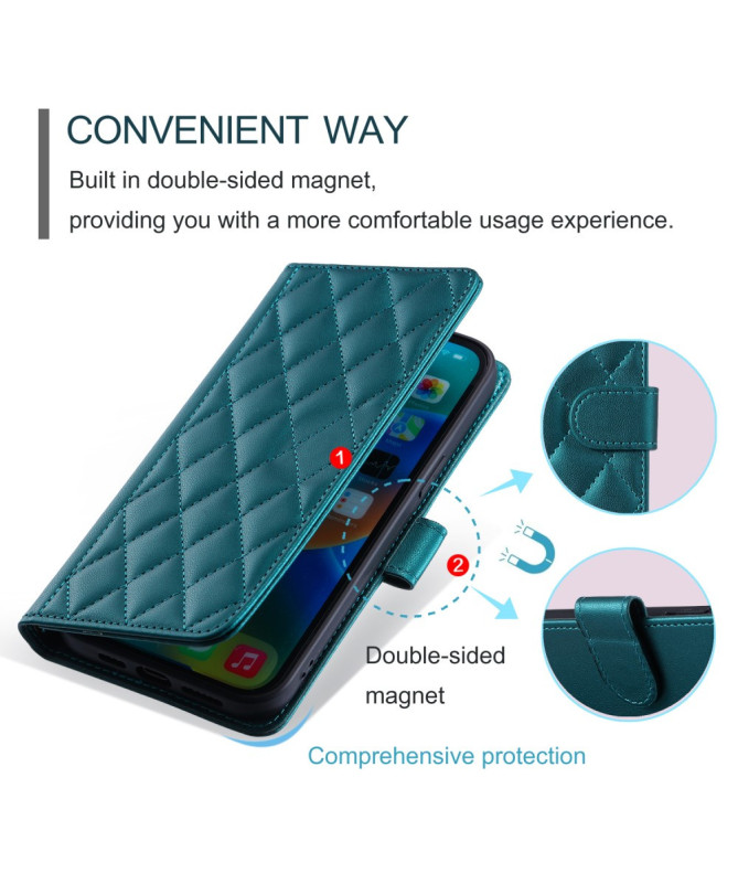 CHICQUILTE - Housse Xiaomi Redmi 14C / Poco C75 Portefeuille avec Band