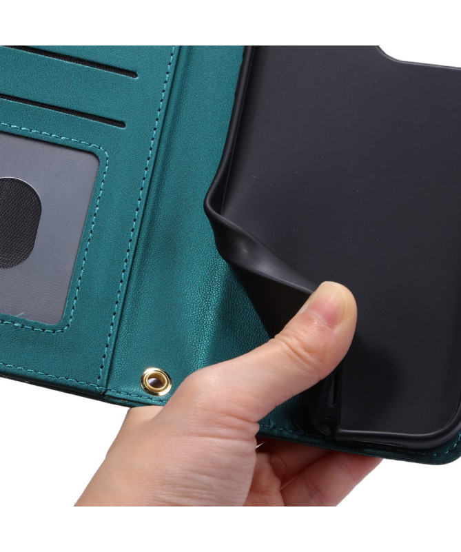 CHICQUILTE - Housse Xiaomi Redmi 14C / Poco C75 Portefeuille avec Band