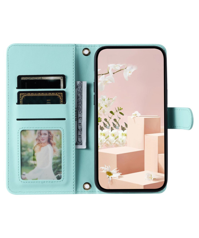 CHICQUILTE - Housse Xiaomi Redmi 14C / Poco C75 Portefeuille avec Band