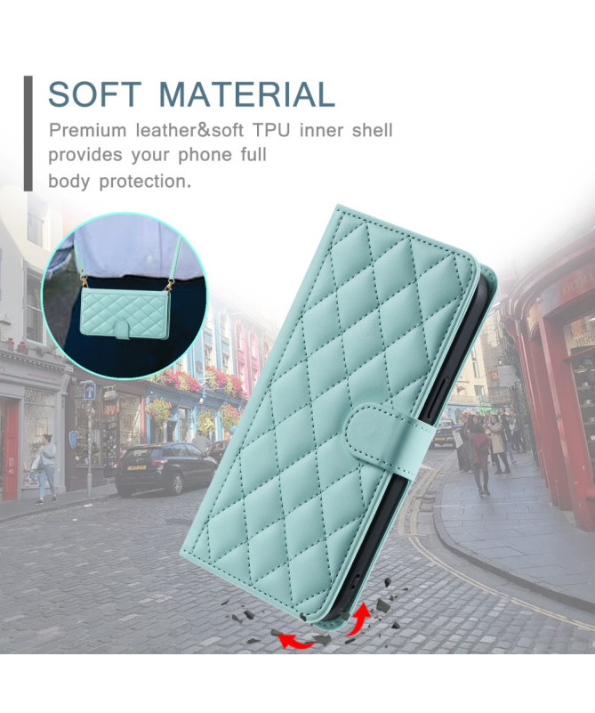 CHICQUILTE - Housse Xiaomi Redmi 14C / Poco C75 Portefeuille avec Band