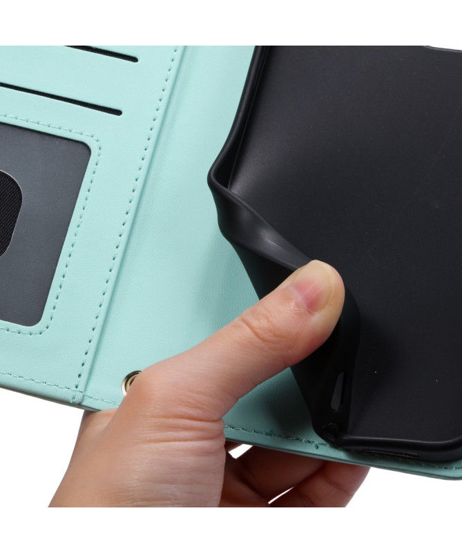 CHICQUILTE - Housse Xiaomi Redmi 14C / Poco C75 Portefeuille avec Band