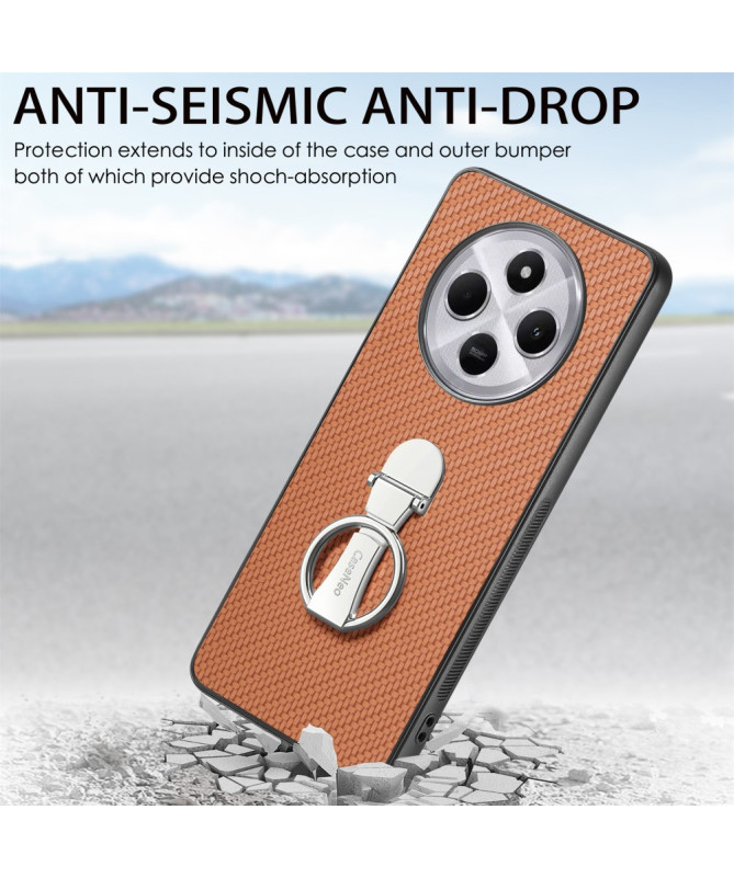 CARBOPRIME - Coque Xiaomi Redmi 14C / Poco C75 avec Support Anneau