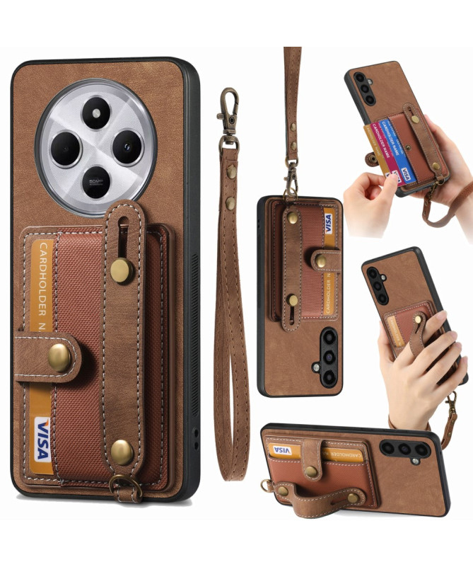 VINTAGIO - Coque Xiaomi Redmi 14C / Poco C75 avec Porte-Cartes et Lani