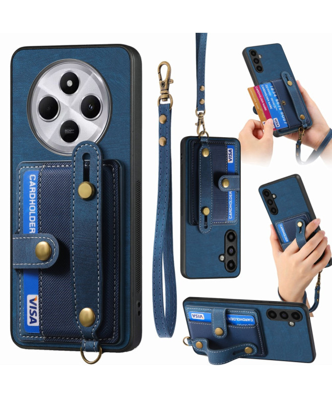 VINTAGIO - Coque Xiaomi Redmi 14C / Poco C75 avec Porte-Cartes et Lani