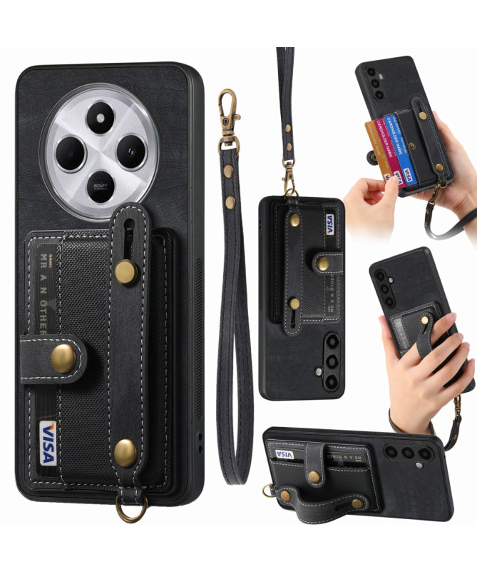 VINTAGIO - Coque Xiaomi Redmi 14C / Poco C75 avec Porte-Cartes et Lani
