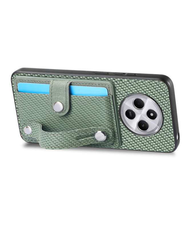 CARBONA - Coque Xiaomi Redmi 14C / Poco C75 avec Porte-Cartes et Suppo