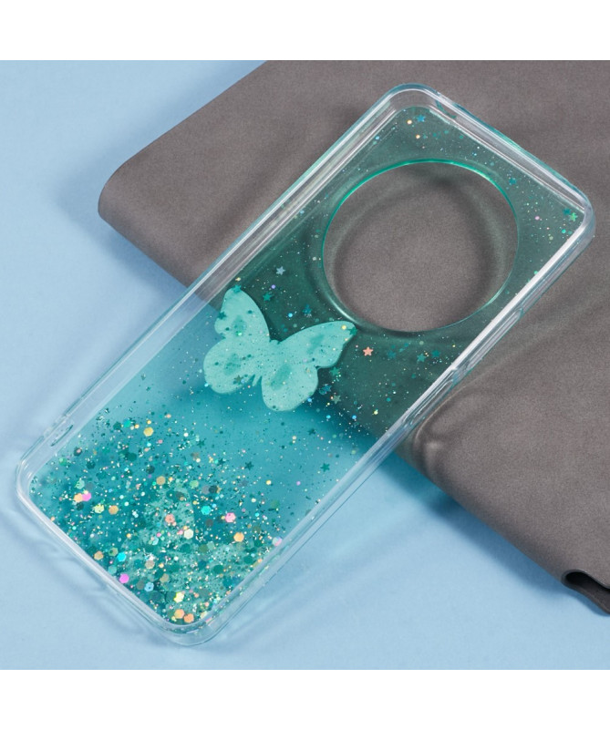 FLÄRLA - Coque Xiaomi Redmi 14C / Poco C75 Papillon en Époxy