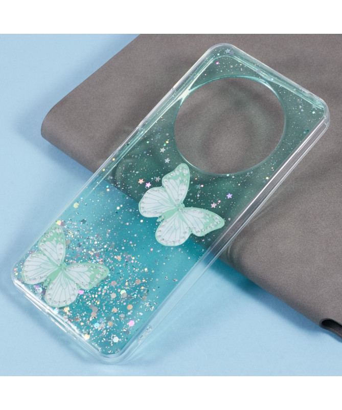 FLÄRLA - Coque Xiaomi Redmi 14C / Poco C75 Papillon en Époxy