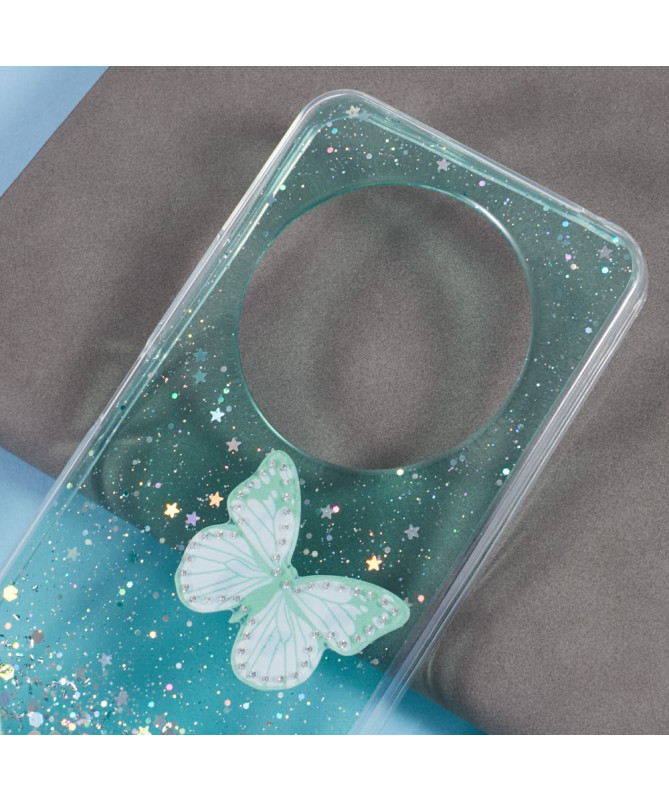 FLÄRLA - Coque Xiaomi Redmi 14C / Poco C75 Papillon en Époxy