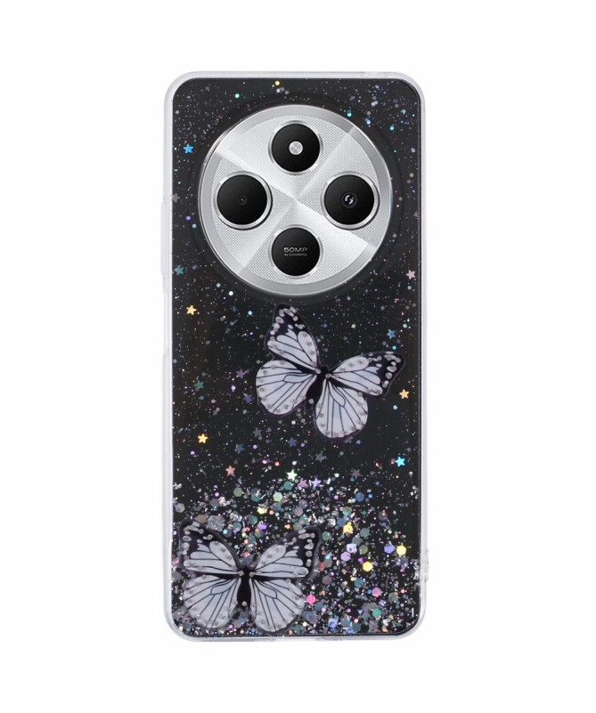 FLÄRLA - Coque Xiaomi Redmi 14C / Poco C75 Papillon en Époxy