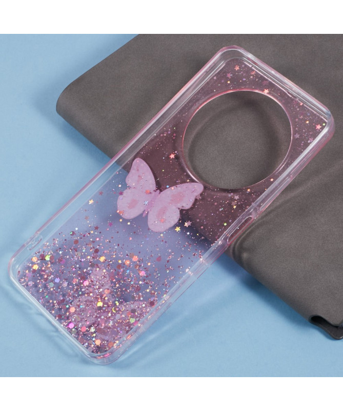 FLÄRLA - Coque Xiaomi Redmi 14C / Poco C75 Papillon en Époxy