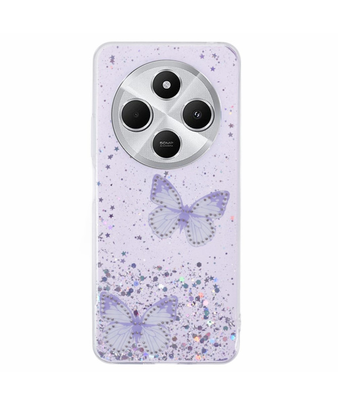 FLÄRLA - Coque Xiaomi Redmi 14C / Poco C75 Papillon en Époxy