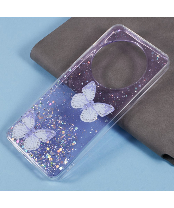 FLÄRLA - Coque Xiaomi Redmi 14C / Poco C75 Papillon en Époxy