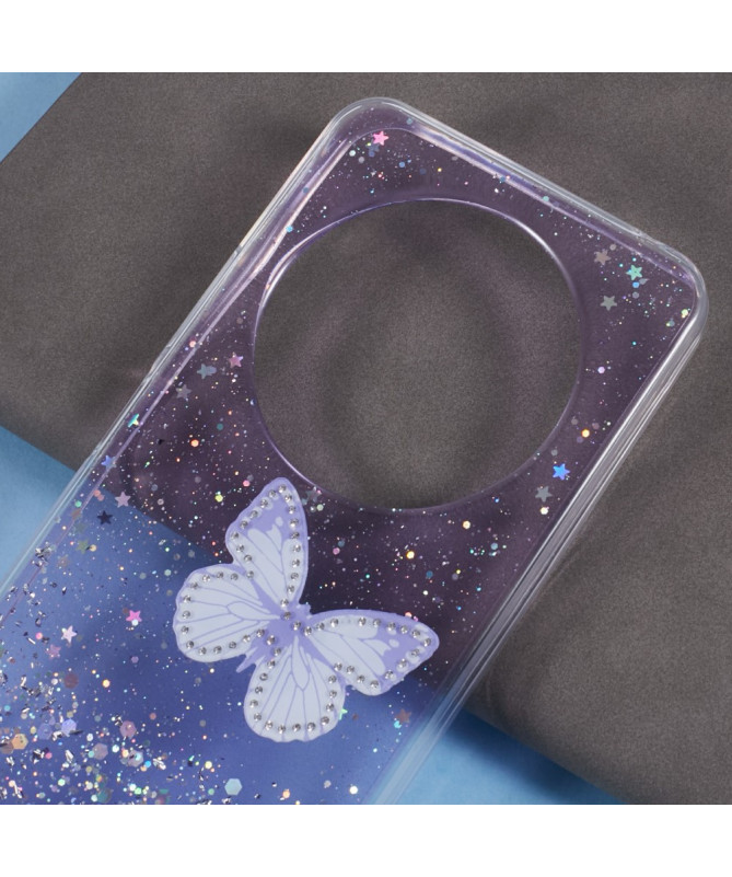 FLÄRLA - Coque Xiaomi Redmi 14C / Poco C75 Papillon en Époxy