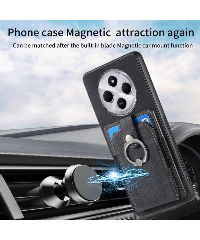 CARTINO - Coque Xiaomi Redmi 14C / Poco C75 avec Fentes et Anneau