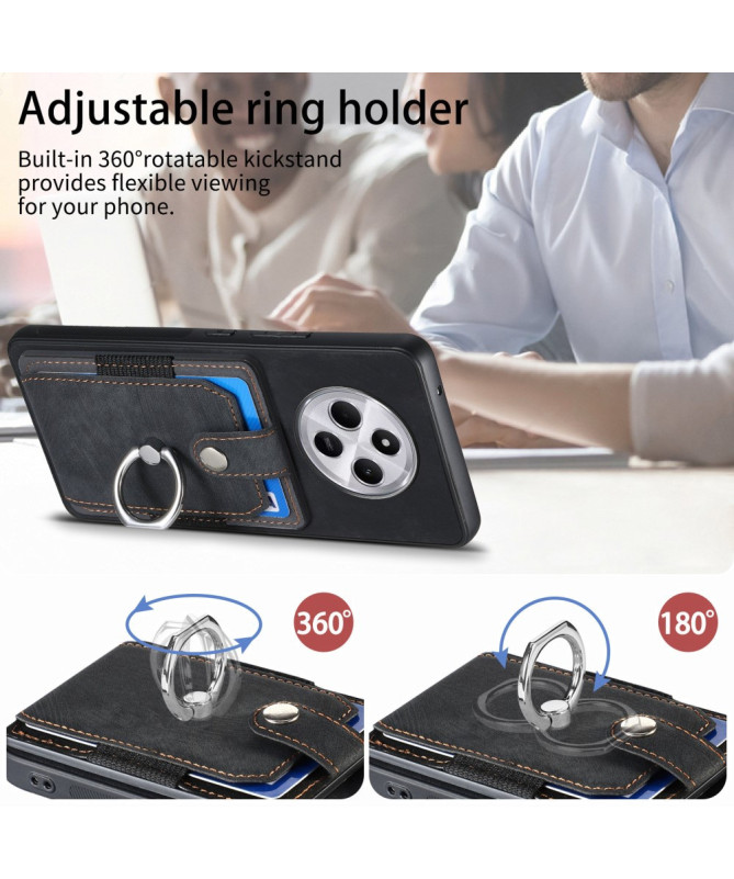 CARTINO - Coque Xiaomi Redmi 14C / Poco C75 avec Fentes et Anneau
