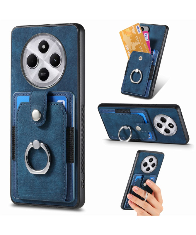 CARTINO - Coque Xiaomi Redmi 14C / Poco C75 avec Fentes et Anneau