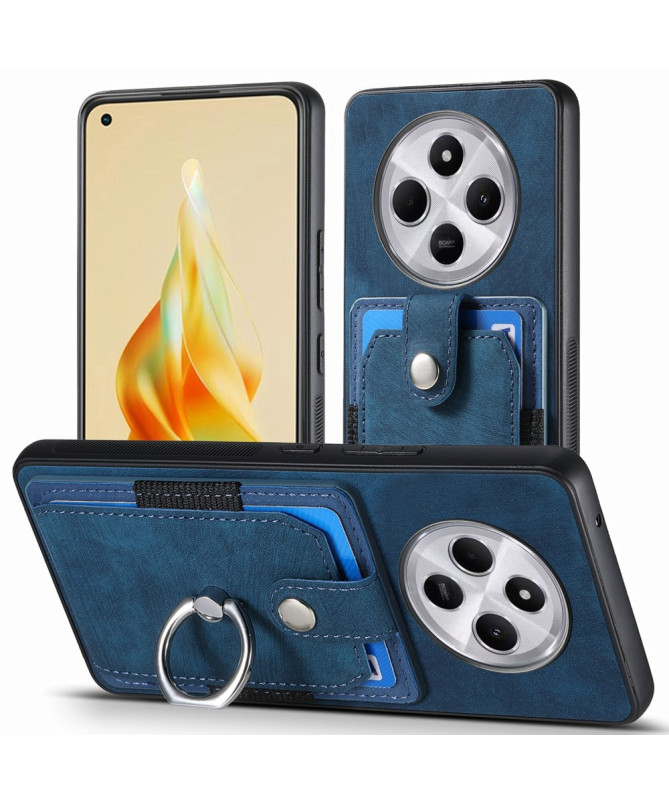 CARTINO - Coque Xiaomi Redmi 14C / Poco C75 avec Fentes et Anneau