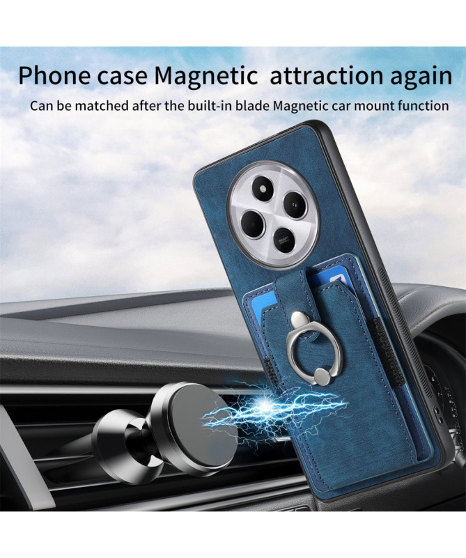 CARTINO - Coque Xiaomi Redmi 14C / Poco C75 avec Fentes et Anneau
