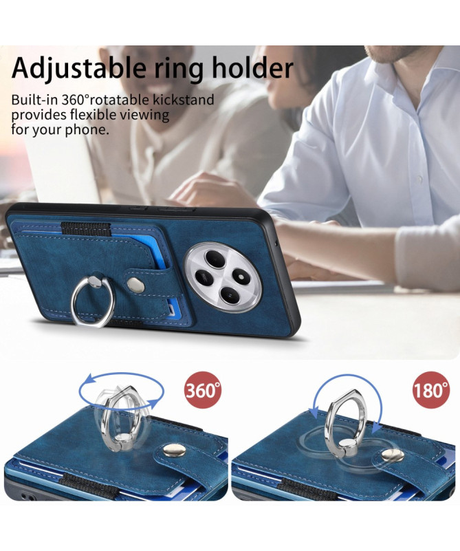CARTINO - Coque Xiaomi Redmi 14C / Poco C75 avec Fentes et Anneau