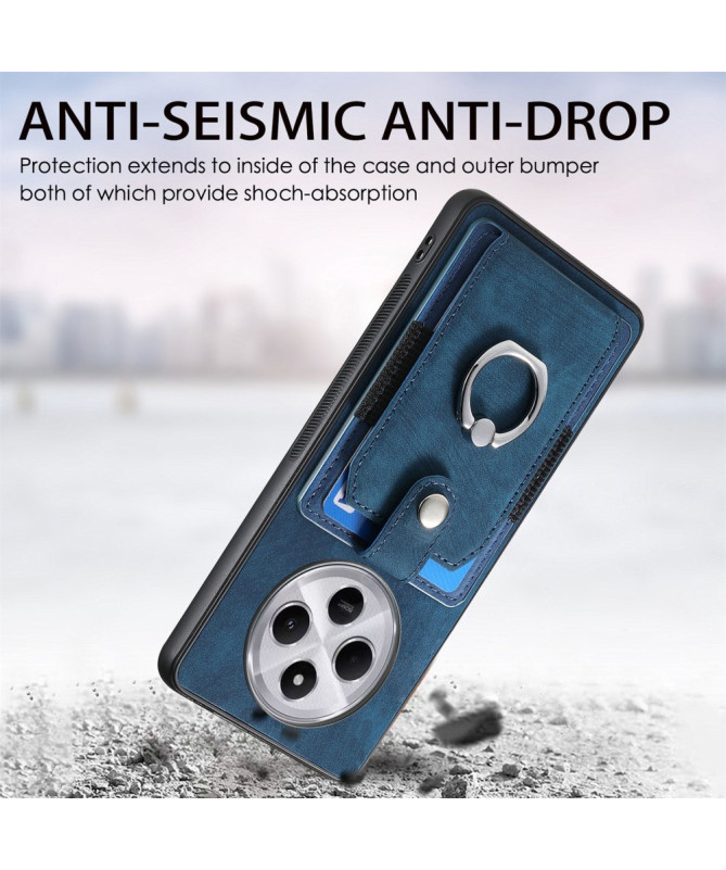 CARTINO - Coque Xiaomi Redmi 14C / Poco C75 avec Fentes et Anneau