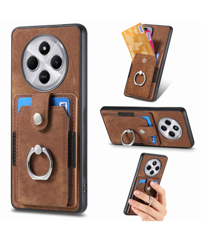 CARTINO - Coque Xiaomi Redmi 14C / Poco C75 avec Fentes et Anneau
