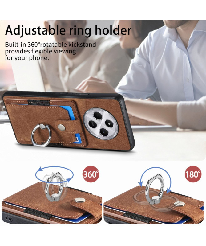 CARTINO - Coque Xiaomi Redmi 14C / Poco C75 avec Fentes et Anneau