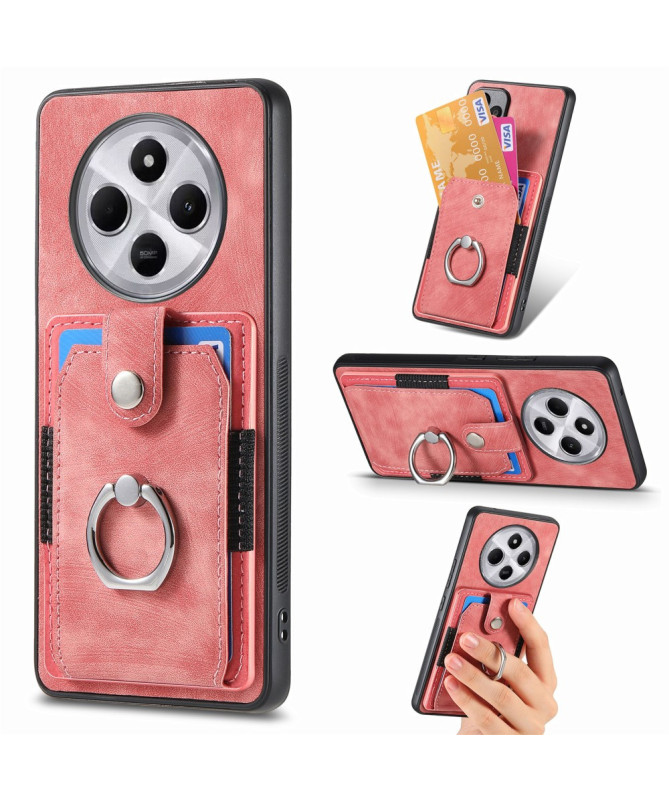 CARTINO - Coque Xiaomi Redmi 14C / Poco C75 avec Fentes et Anneau