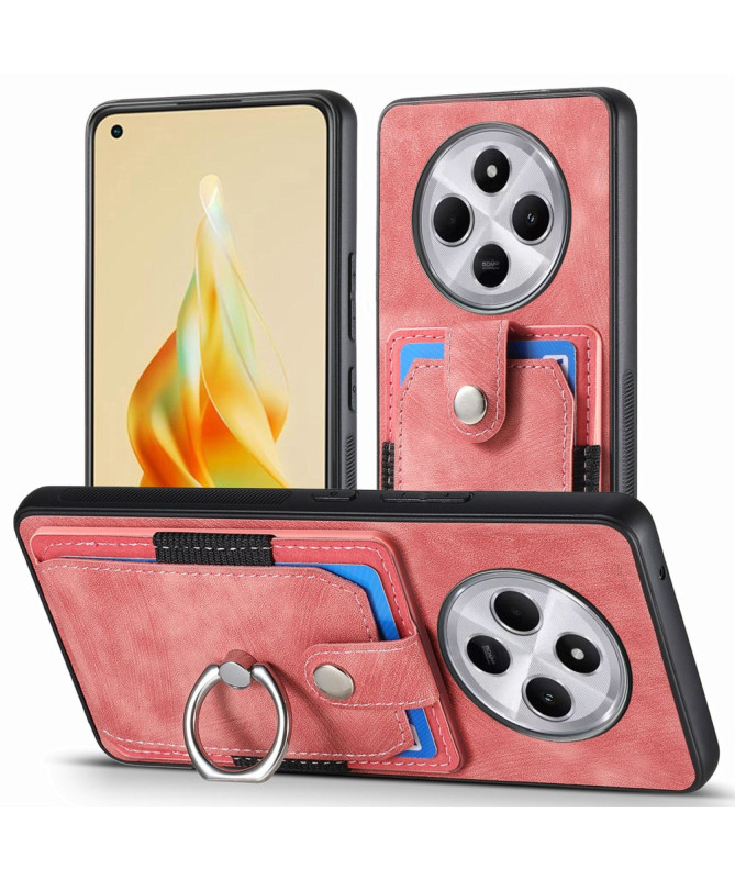 CARTINO - Coque Xiaomi Redmi 14C / Poco C75 avec Fentes et Anneau