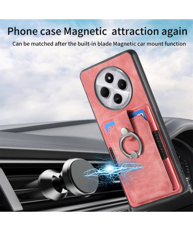 CARTINO - Coque Xiaomi Redmi 14C / Poco C75 avec Fentes et Anneau