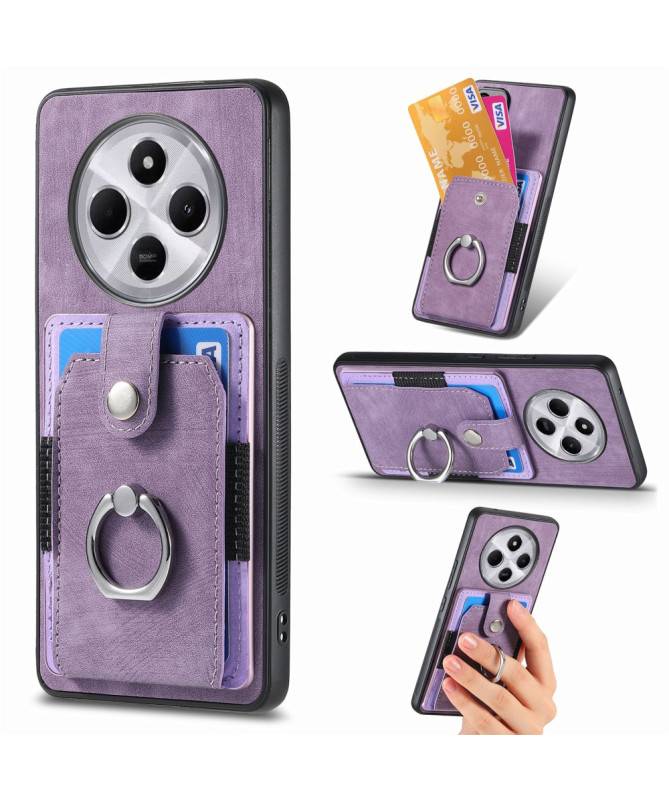 CARTINO - Coque Xiaomi Redmi 14C / Poco C75 avec Fentes et Anneau